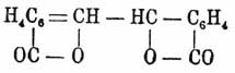 далее при действии пятихлористого фосфора Ф. ангидрид дает два не переходящих друг в друга фталилентетрахлорида с точками плавления 88° и 47°, которым должны отвечать формулы:
