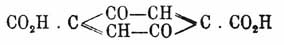 но оказывается, что здесь реакция идет сложнее, и получается продукт, который содержит на два атома водорода больше и который, по-видимому, имеет два гидроксила: