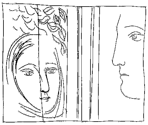 Мифы в литературе. «Фаэтон и его мать». Илл. П. Пикассо к «Метаморфозам» Овидия. 1931.