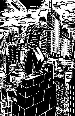 Мазерель Ф. Из серии «Город». 1925. Гравюра на дереве.