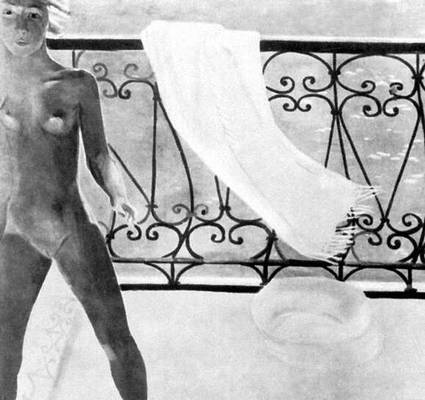 А. А. Дейнека. «На балконе». 1931. Частное собрание. Москва.