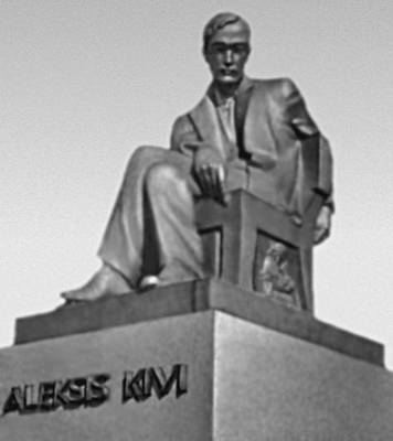 Хельсинки. Памятник А. Киви. Бронза, гранит. 1932—34. Скульптор В. Аалтонен.