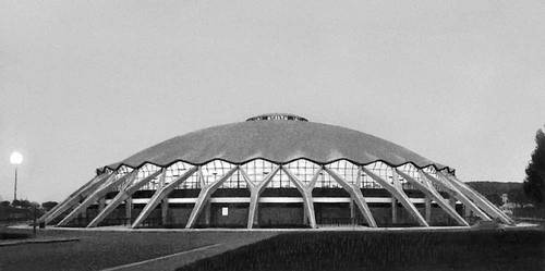 Палаццетто (Малый дворец спорта) в Риме. 1957. Архитекторы П. Л. Нерви, А. Вителлоцци.