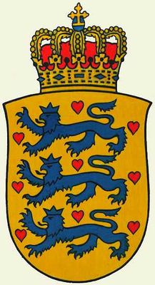 Государственный герб Дании.