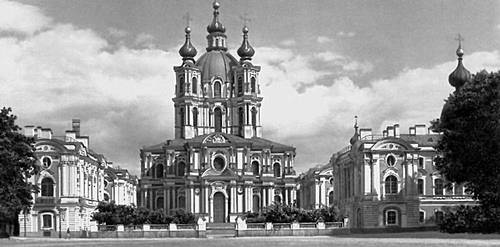 Растрелли В. В. Смольный монастырь в Ленинграде. 1748—54.