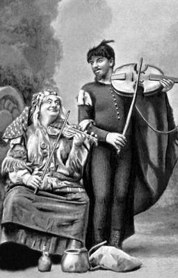 Сцена из спектакля «Однажды» Х. Драхмана. Королевский театр. 1885.