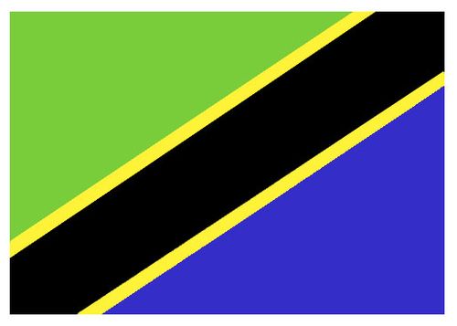 Флаг государственный. Танзания.