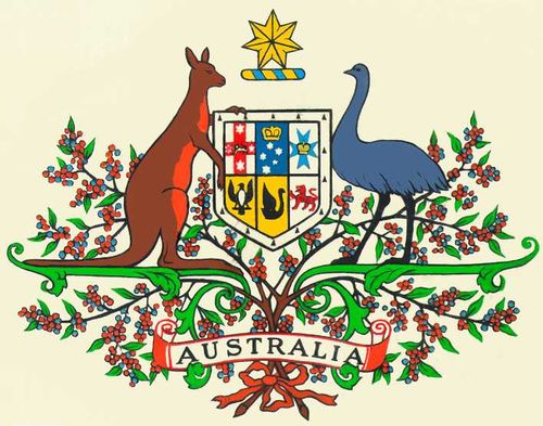 Государственный герб Австралийского Союза.