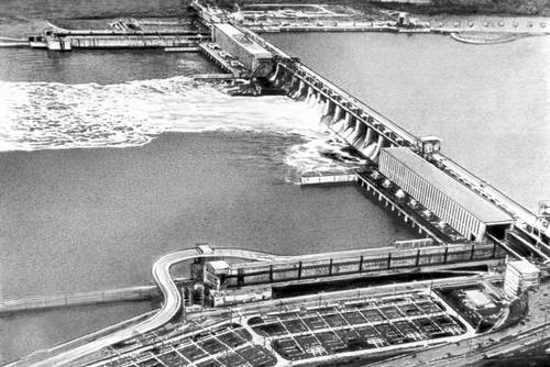 ГЭС «Железные Ворота» на Дунае.