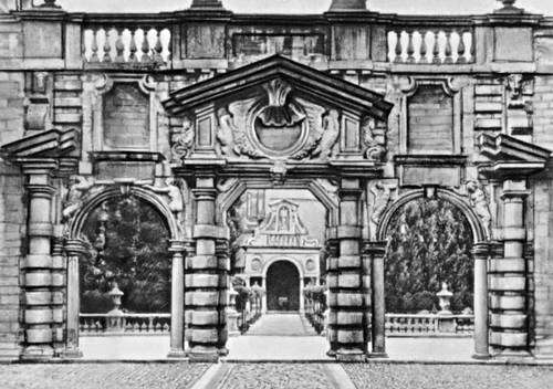 Бельгия. П. П.Рубенс. Арка и павильон во дворе собственного дома в Антверпене. Ок. 1611—18.