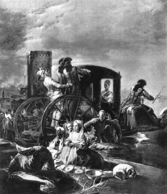 Ф. Гойя. «Продавец посуды». 1778. Прадо. Мадрид.