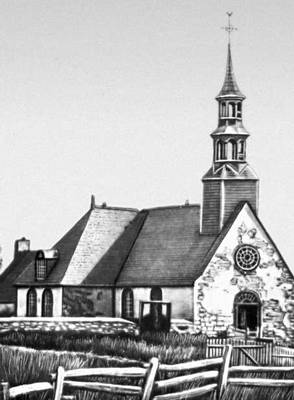 Церковь в Сен-Лоране на острове Орлеан близ Квебека. 1695—1708.