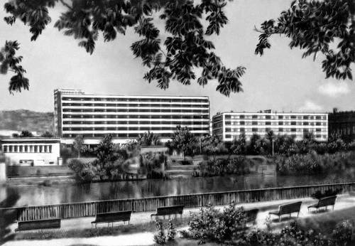 Гостиница «Спорт». 1960-е гг. Архитектор И. Брешка.