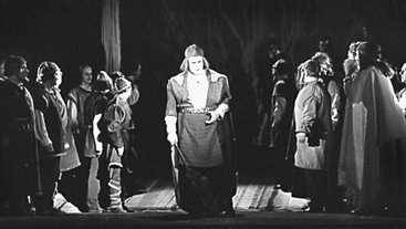 Сцена из оперы «Огни мщения» Э. Каппа. Театр оперы и балета «Эстония». 1956.