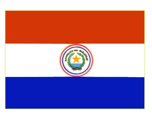 Флаг государственный. Парагвай.