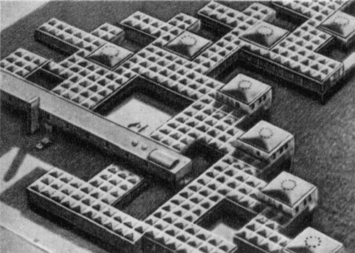 Амстердам. Сиротский приют «Бюргервесхёйс». 1958 — 60. Архитектор А. Ван Эйк.