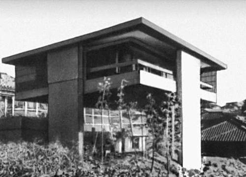Япония. Архитектрура 20 в. К. Кикутакэ. «Небесный дом». 1958. Токио.