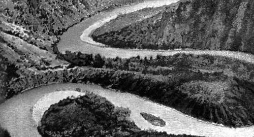 Река Нестос (Места) на территории области Фракия.