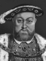 Генрих VIII. Портрет работы Х. Хольбейна Младшего. Фрагмент.
