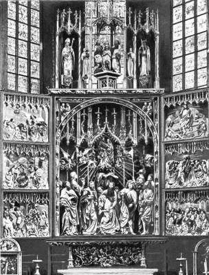 Штос Ф. Алтарь костёла Девы Марии в Кракове. 1477—89. Дерево.
