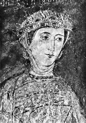 Болгария. «Княгиня Десислава». Фрагмент росписи церкви в с. Бояна. 1259.