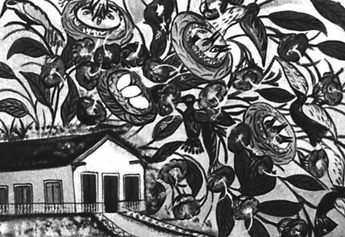 Э. Ипполит. «Загородный дом». 1940-е гг. Американо-английский художественный центр. Нью-Йорк.