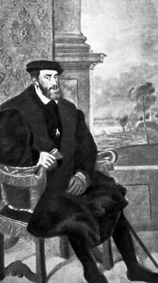 Карл V. Портрет работы Тициана. 1548. Старая пинакотека. Мюнхен.
