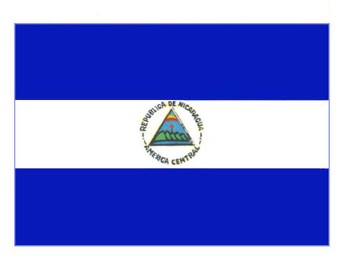 Флаг государственный. Никарагуа.