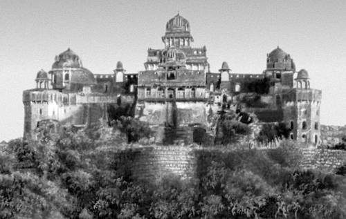 Дворец Бир Сингх Део в Датии. Ок 1620.