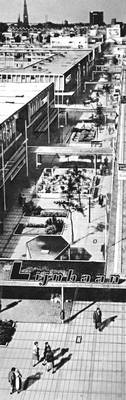 Торговый центр Лейнбан в Роттердаме. 1949—53. Архитекторы Й. Х. ван ден Брук и Я. Б. Бакема.