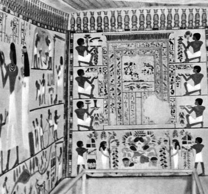 Роспись гробницы Нахта в Фивах. XVIII династия. Конец 15 в. до н. э.