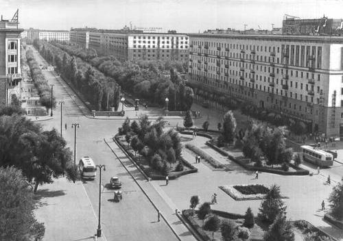 Волгоград. Проспект Ленина в 1965.