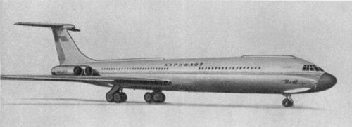 Самолеты гражданской авиации. Ил-62.