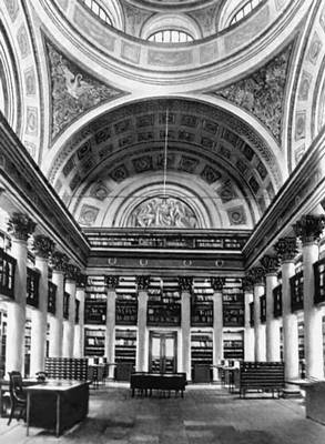 Финляндия. К. Энгель. Библиотека университета в Хельсинки. 1831—45. Главный зал.