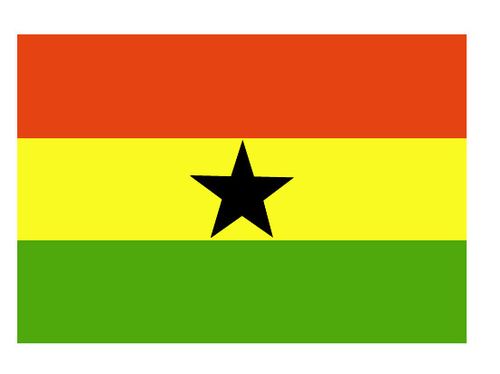 Гана. Государственный флаг.