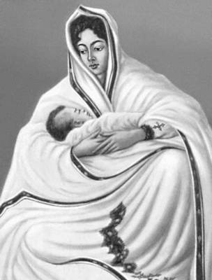 А. Текле. «Мать Эфиопия». 1950-е гг.