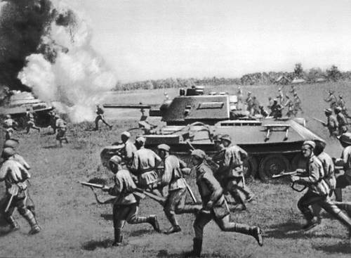 В бою под Минском. 1944.