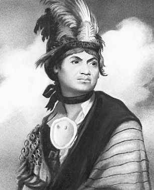 Г. Стюарт. «Индейский вождь Тайенданегеа». 1786.