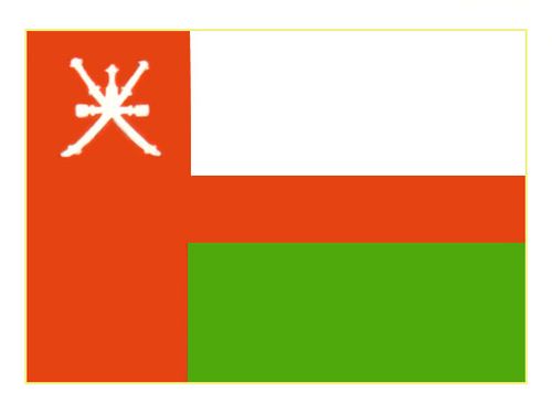 Флаг государственный. Оман.