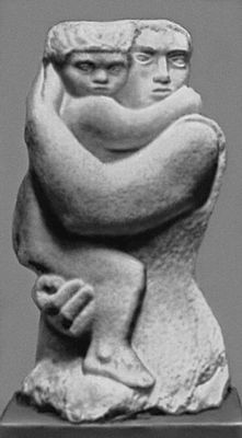 С. Фредриксен. «Мать и дитя». Мрамор. 1935. Национальная галерея. Осло.