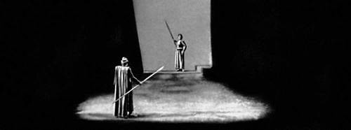 Федеративная Республика Германия. Сцена из оперы «Валькирия» Р. Вагнера. Бейрёйтский театр. 1951.