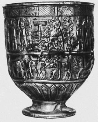 Серебряная чаша из Триалета. Середина 2-го тыс. до н. э.