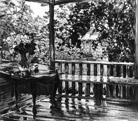 А. М. Герасимов. «После дождя». 1935. Третьяковская галерея. Москва.