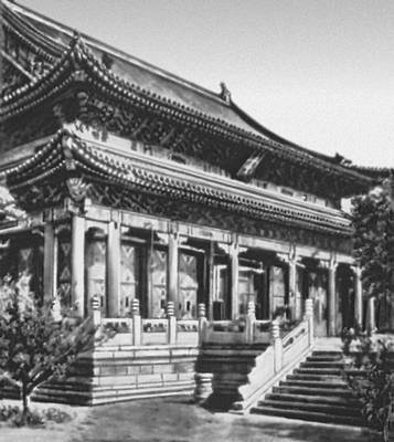 Летний дворец в парке Ихэюань в Пекине. 1644—1911.