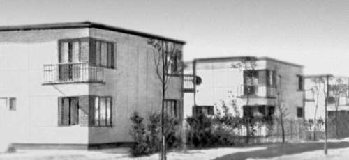 М. Д. Вендзилович. Жилые дома в Октябрьском посёлке во Львове. 1957—58.