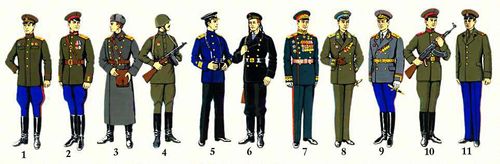 Солдаты ВОВ №59 - Генерал-лейтенант в повседневной форме вне строя, 1943–1945гг.