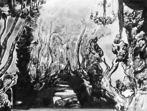 Сцена из оперы «Возвращение Улисса» К. Монтеверди. «Флорентийский музыкальный май». 1942.