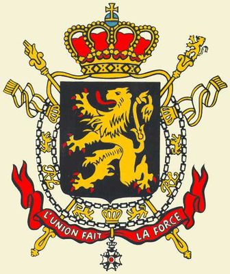Государственный герб Бельгии.