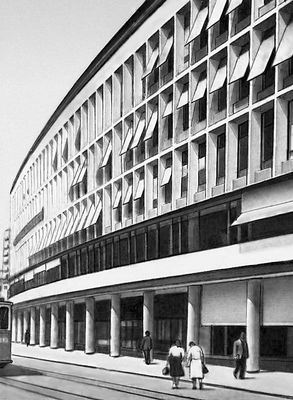 О. Р. Зальвисберг. Торговый дом Блейхерхоф в Цюрихе. 1940.