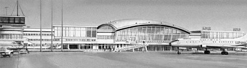 Аэровокзал аэропорта Борисполь. Киев. 1966.